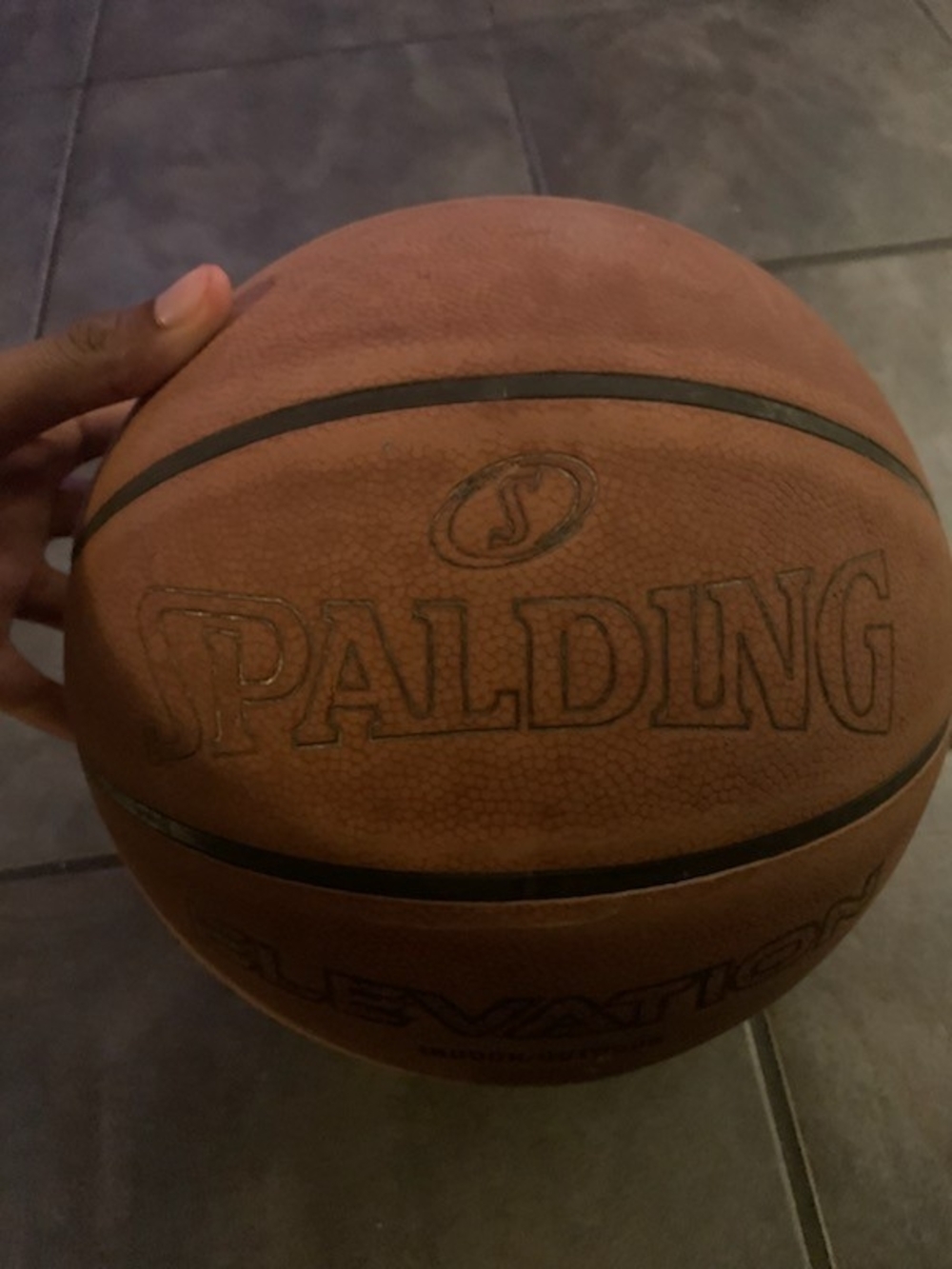 Spalding Brown Basketball - Classic Indoor/Outdoor Play